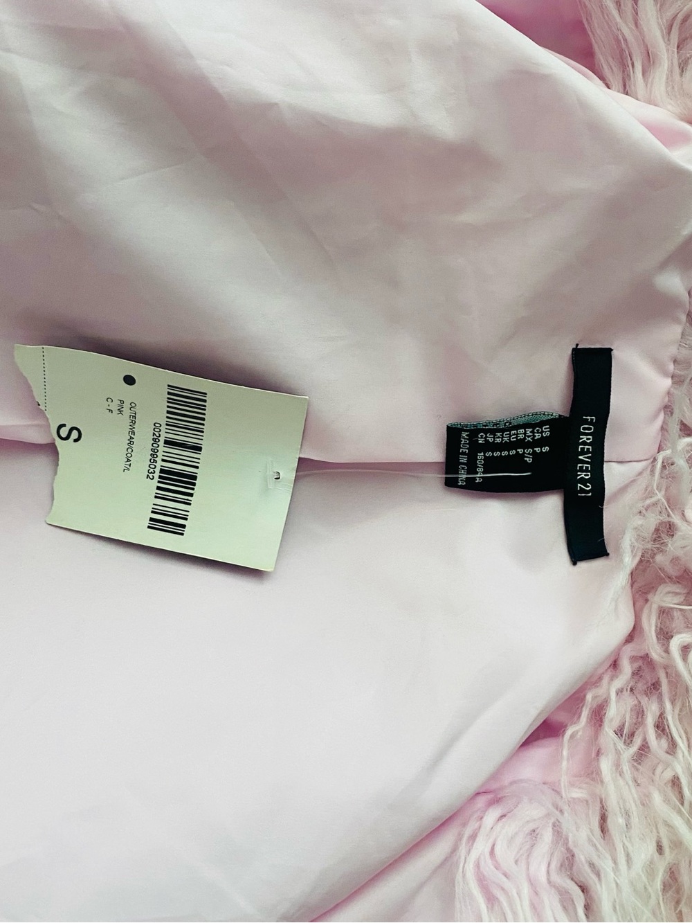 NWT Forever 21 Faux Fur Coat - Picture 4 of 4